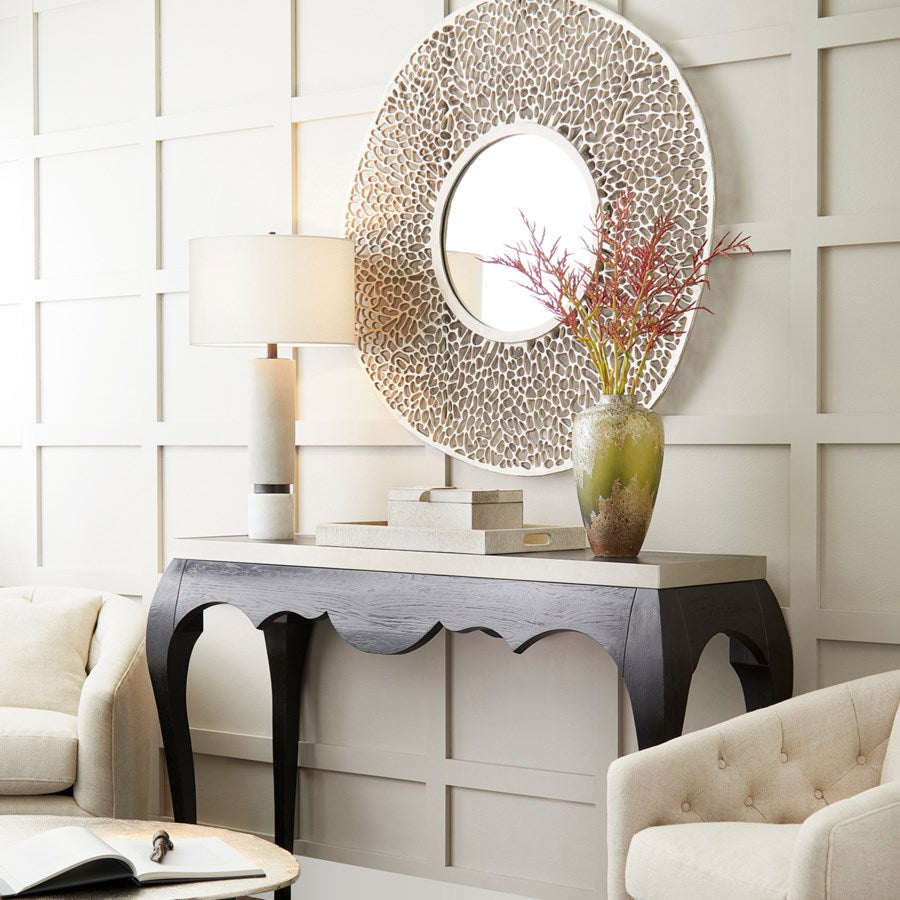 Greenish Stone Glass Vase - The Nifty Decor