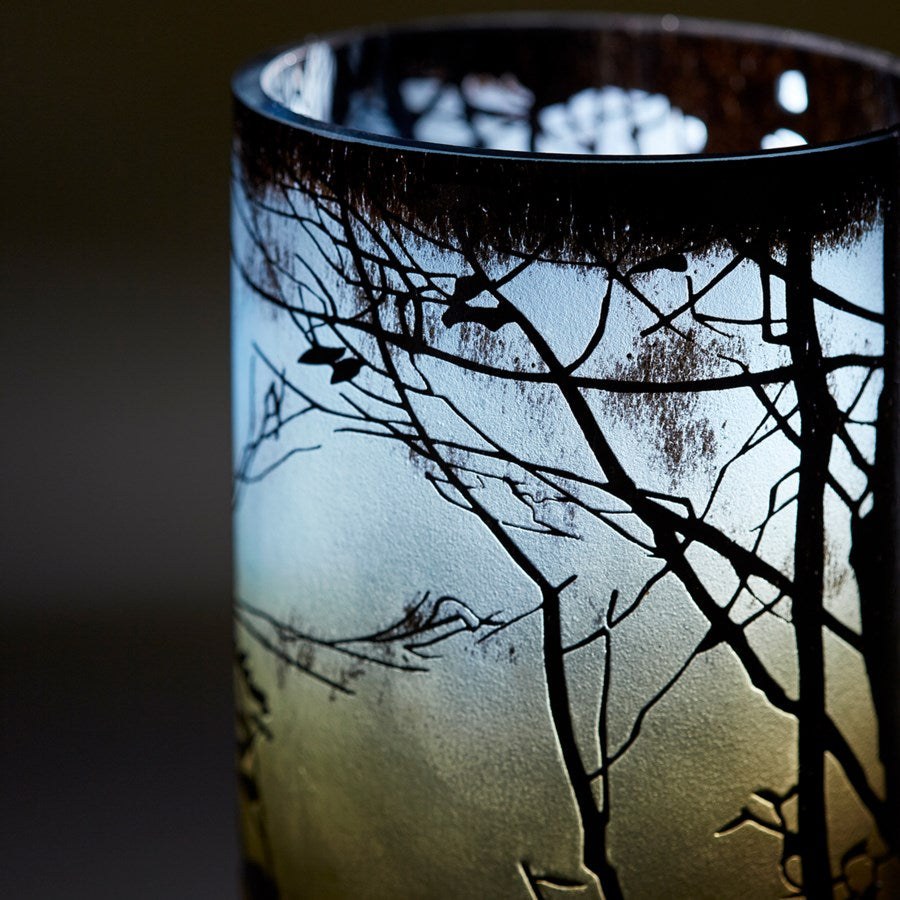Woodland Glass Vase - The Nifty Decor
