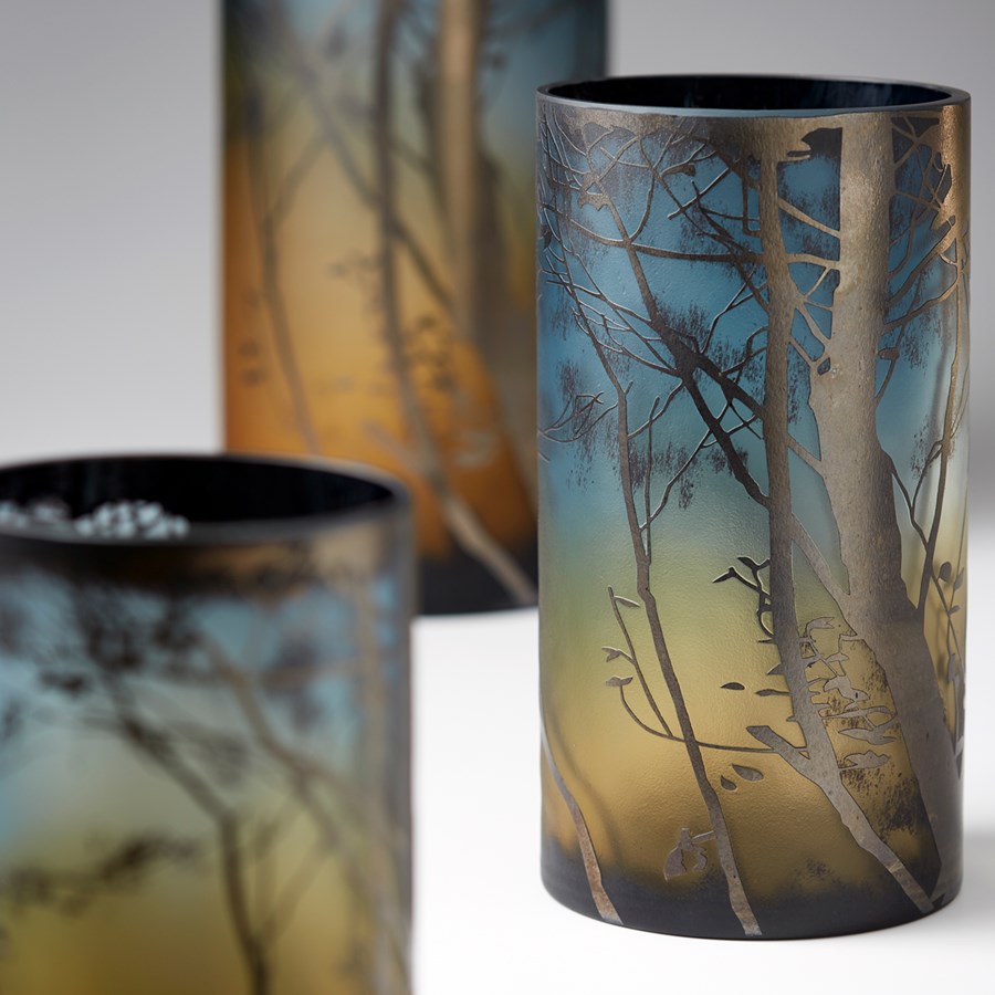 Woodland Glass Vase - The Nifty Decor