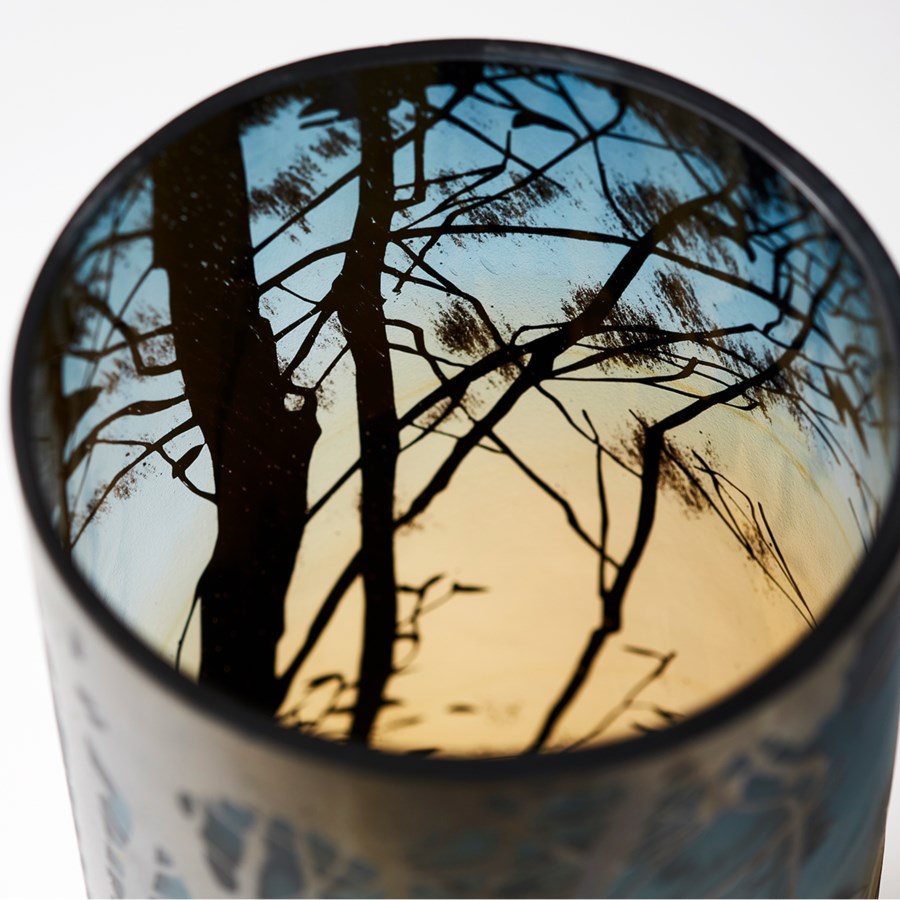 Woodland Glass Vase - The Nifty Decor