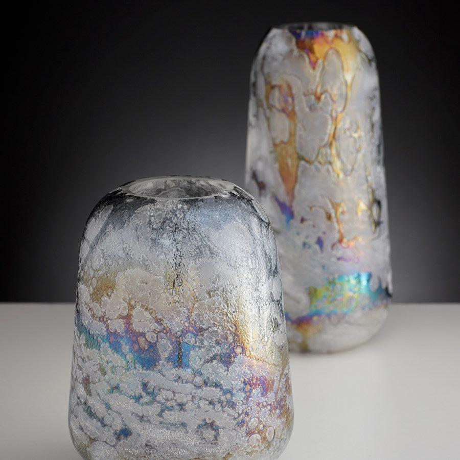 Marble paint Finish Vase - The Nifty Decor