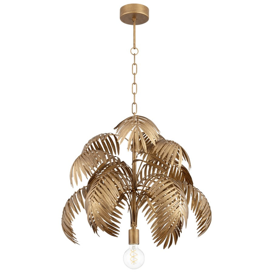 Antique brass, patina chandelier - The Nifty Decor