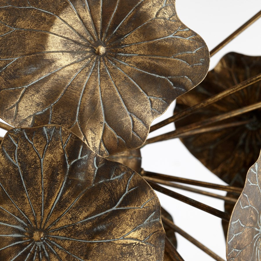 Four candelabra lily encasement chandelier - The Nifty Decor
