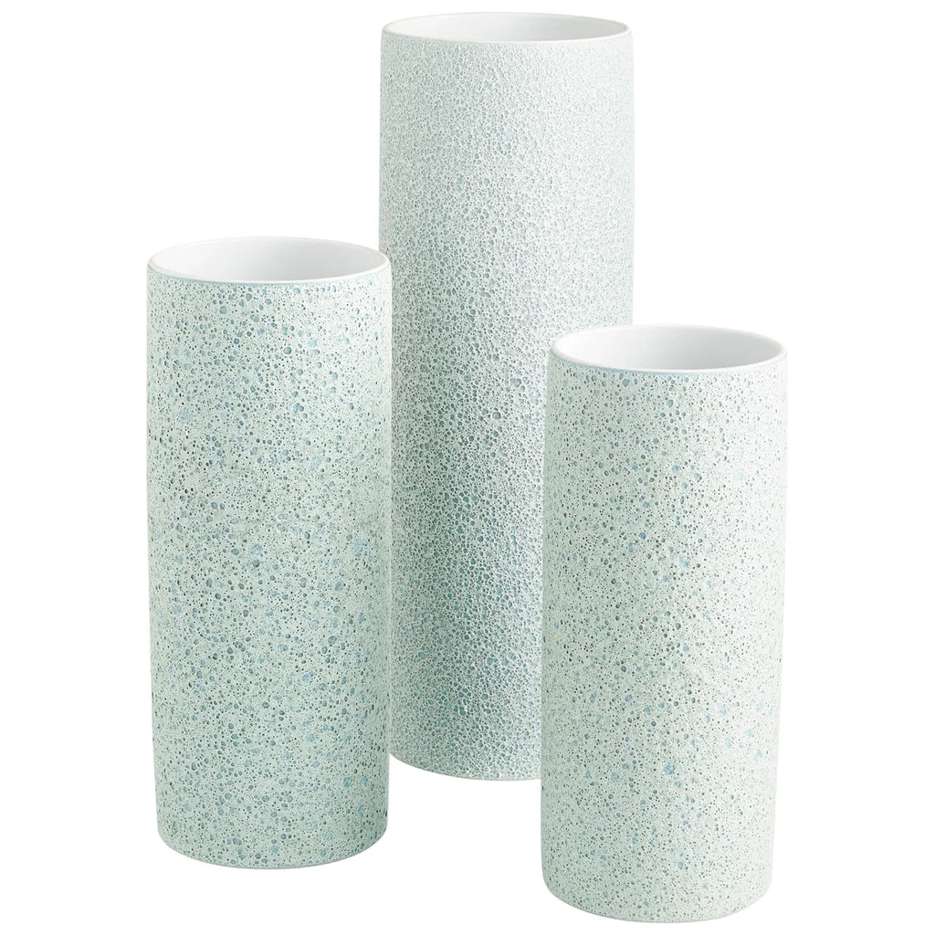 Green Porcelain Vase - Bombay Mercantile