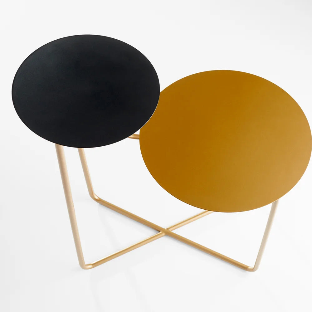 Bronze And Black Deja Vu Table - Bombay Mercantile