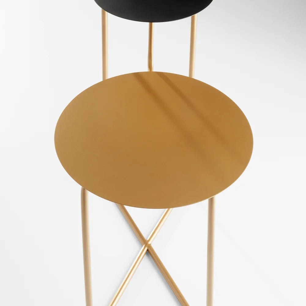 Bronze And Black Deja Vu Table - Bombay Mercantile