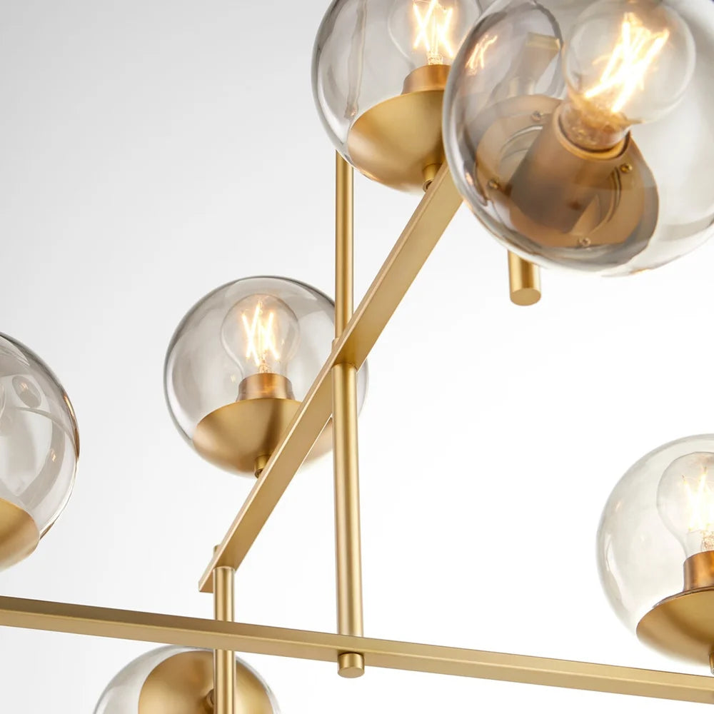 Aged Brass Edmonds Chandelier - Bombay Mercantile