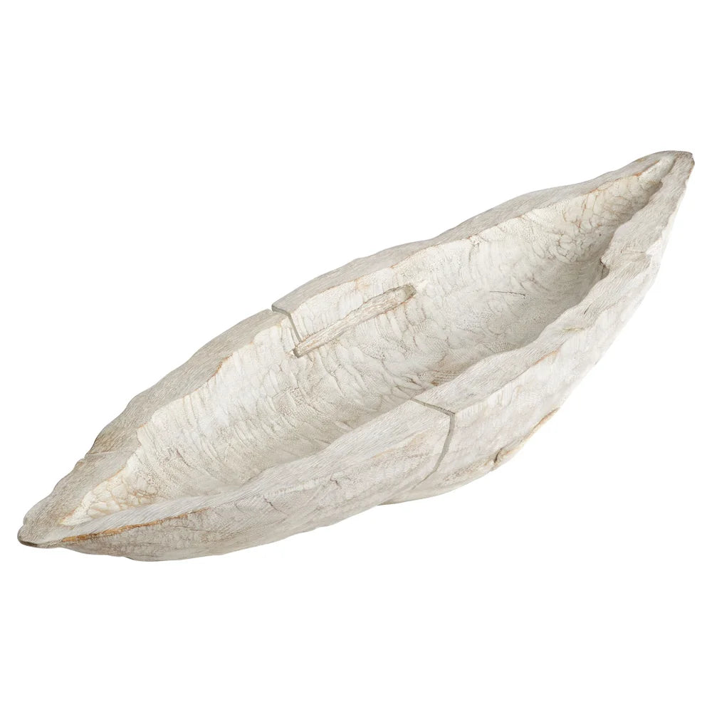 Whitewashed Navarro Tray - Bombay Mercantile