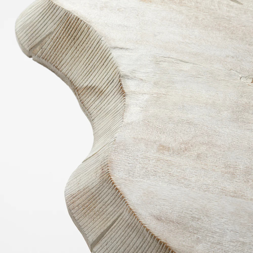 Whitewash Palmer Coffee Table - Bombay Mercantile