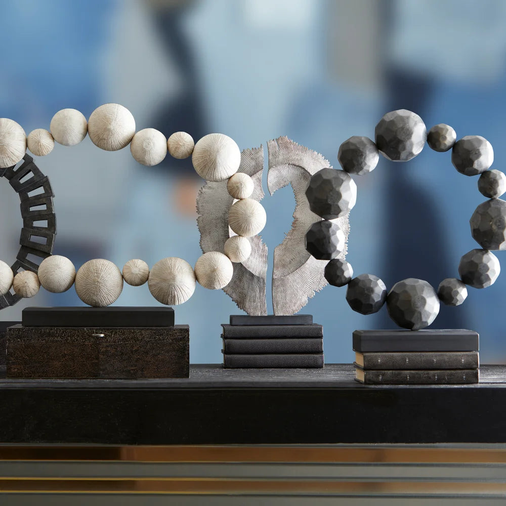 Black Garnet Sculpture - Bombay Mercantile