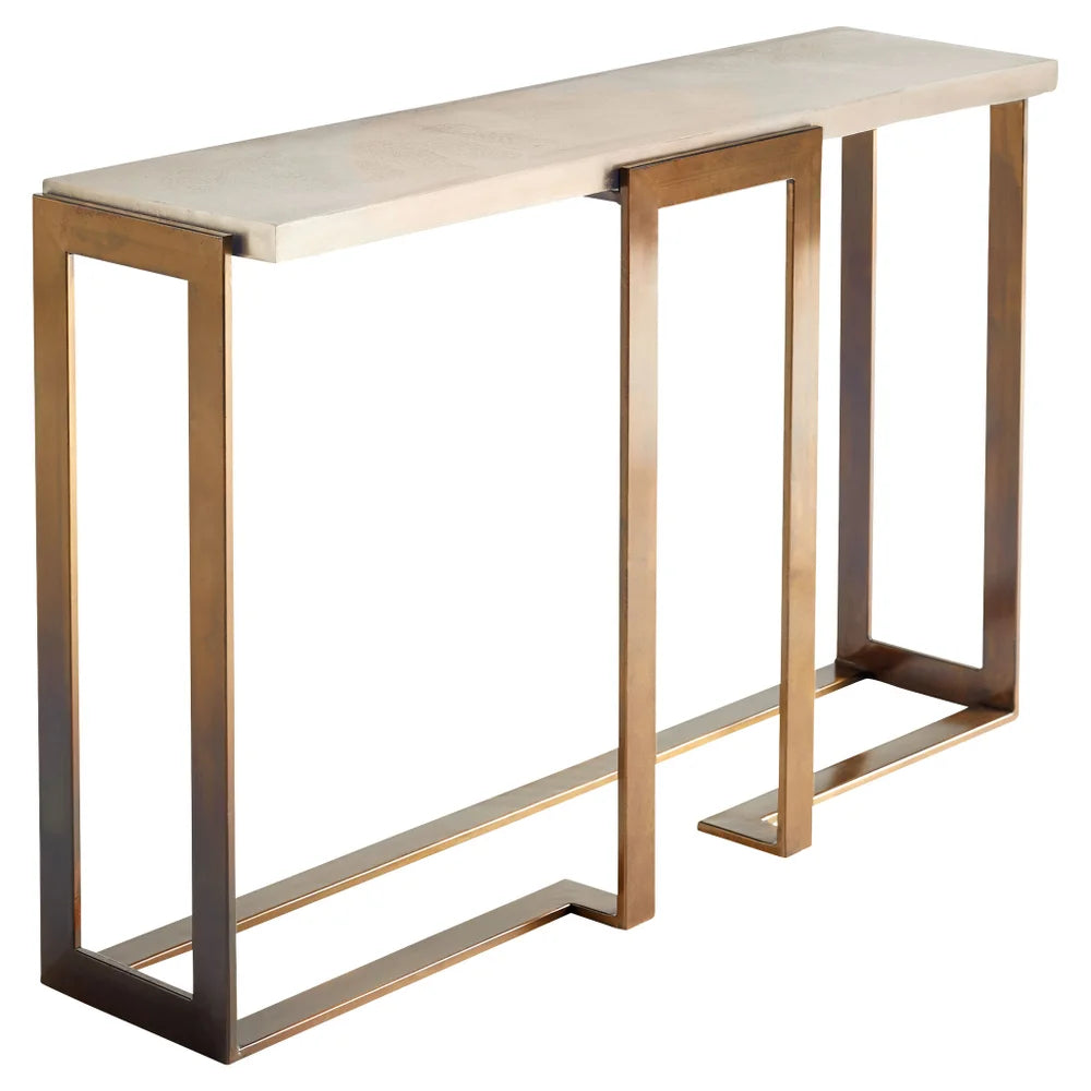 Bronze Lacerta Console Table - Bombay Mercantile
