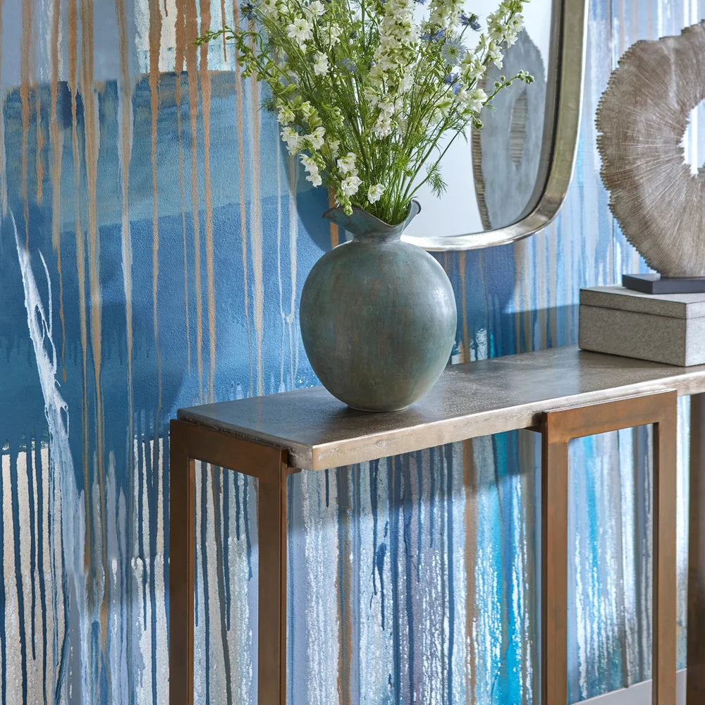 Bronze Lacerta Console Table - Bombay Mercantile
