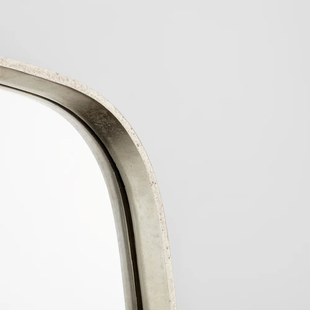 Silver Kalmia Mirror - Bombay Mercantile