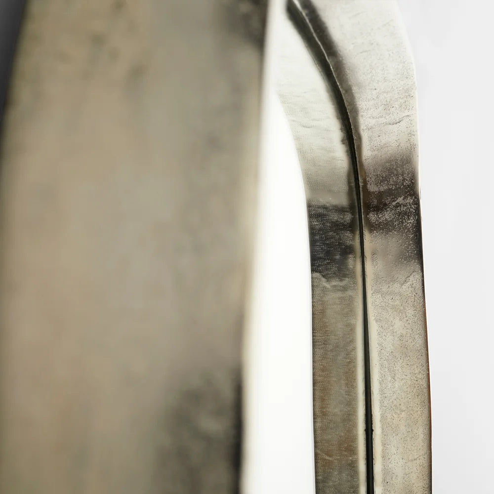 Silver Vela Mirror - Bombay Mercantile
