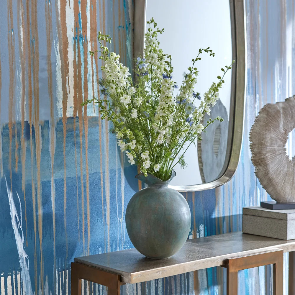 Silver Vela Mirror - Bombay Mercantile