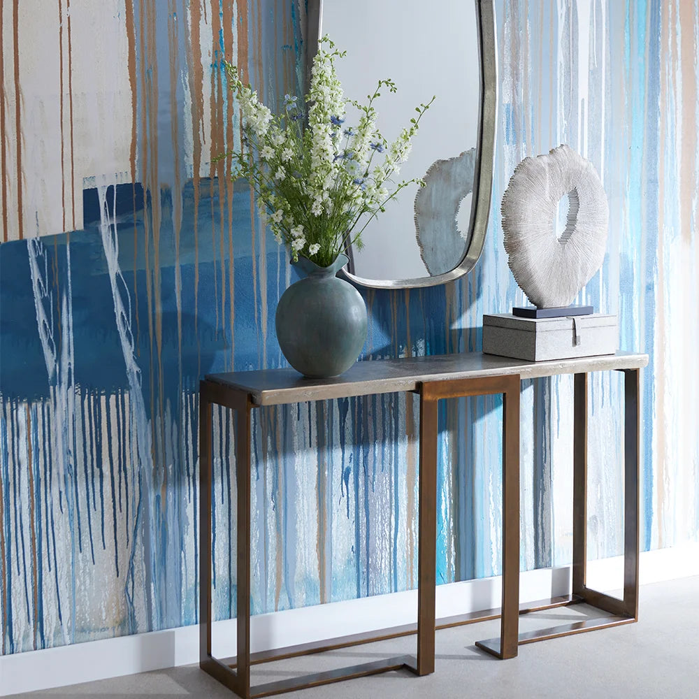 Silver Vela Mirror - Bombay Mercantile