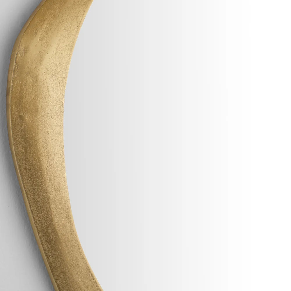 Gold Hubbard Mirror - Bombay Mercantile