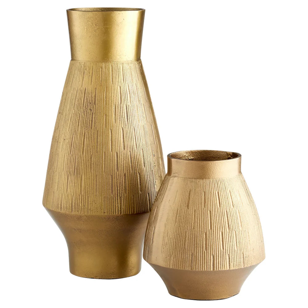 Gold Aria Vase - Bombay Mercantile
