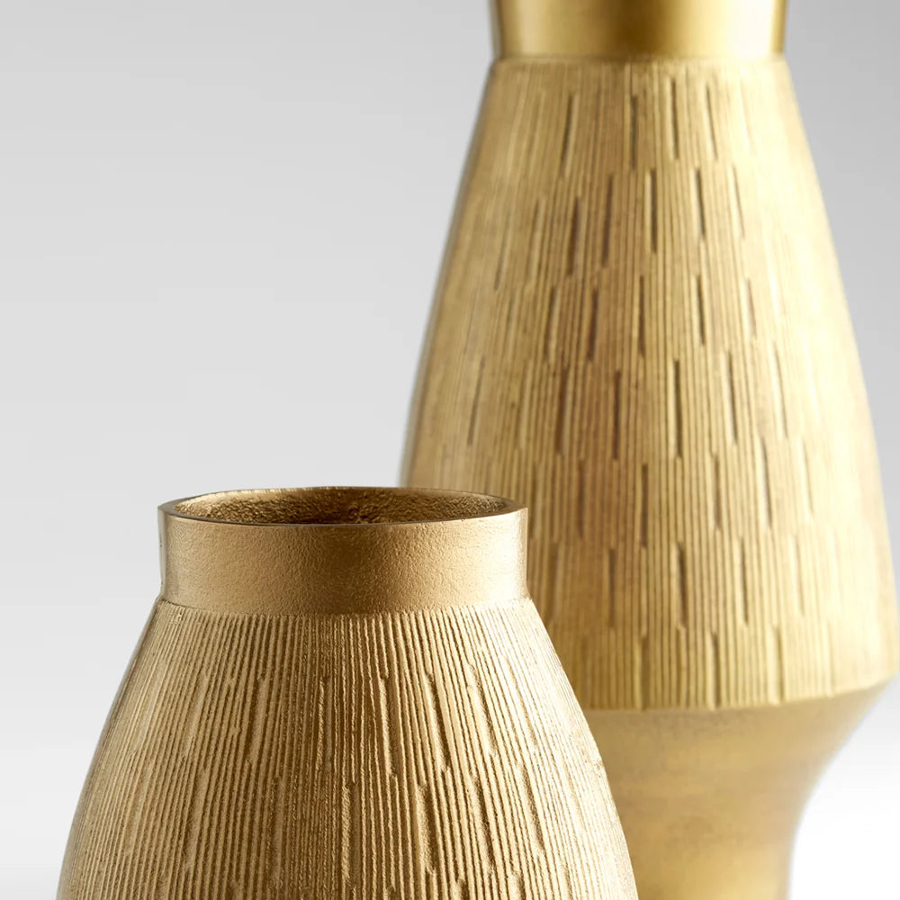 Gold Aria Vase - Bombay Mercantile