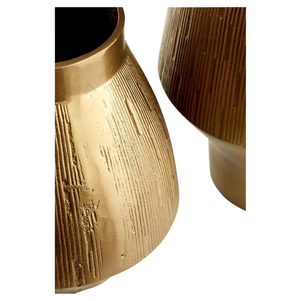 Gold Aria Vase - Bombay Mercantile
