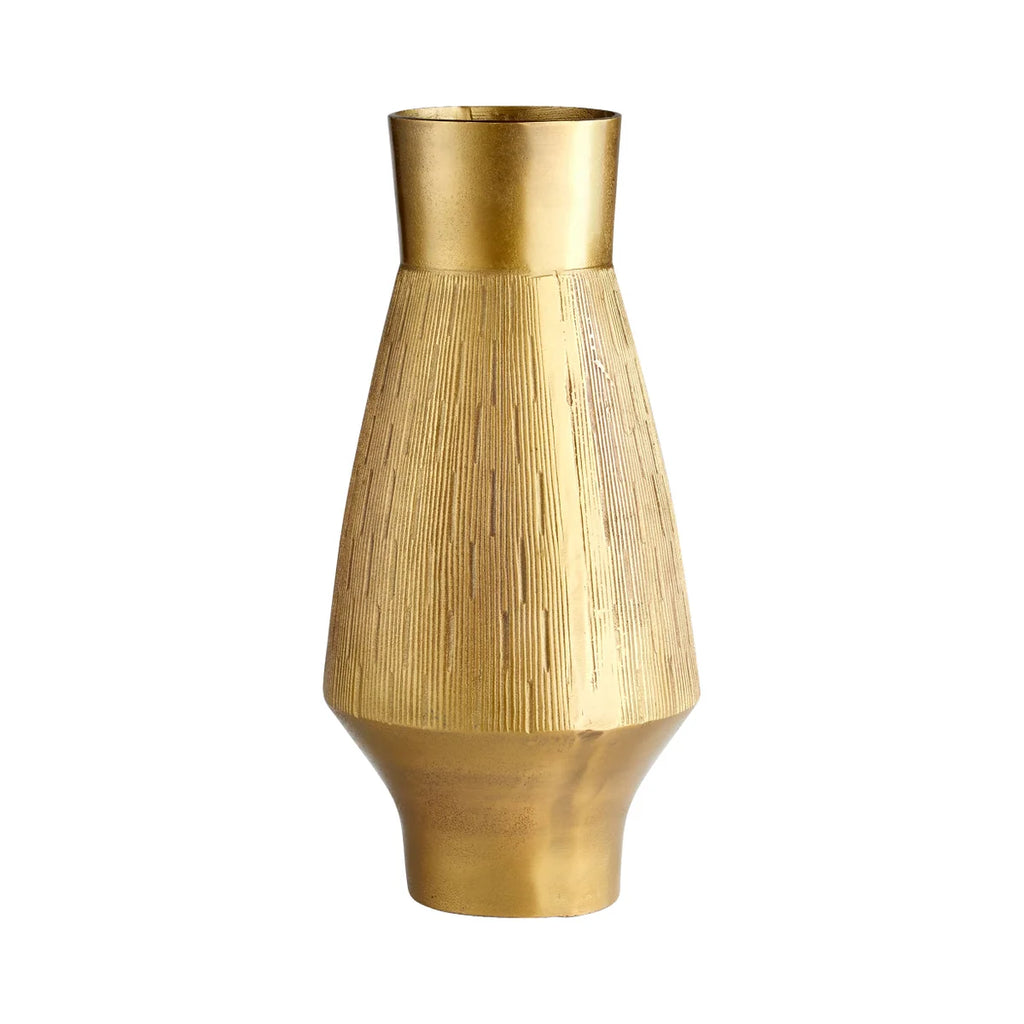 Gold Aria Vase - Bombay Mercantile