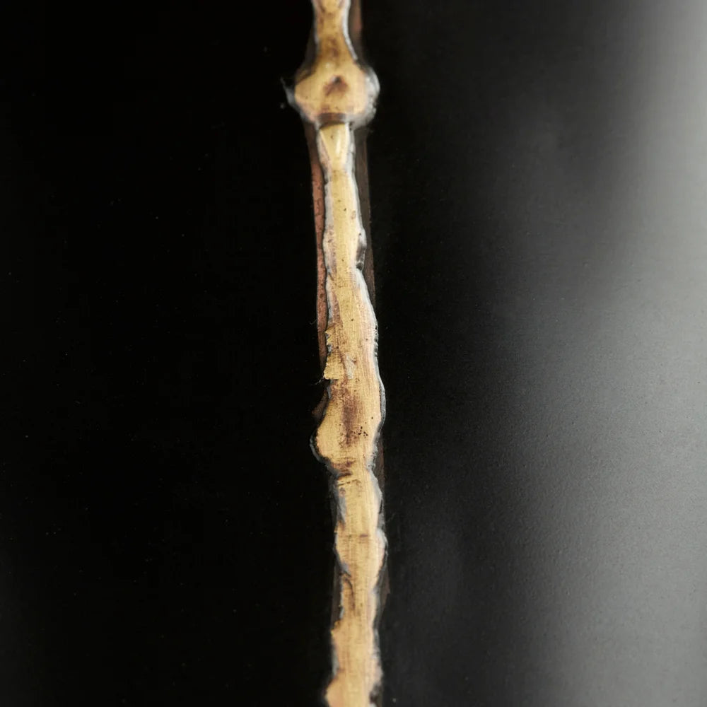 Small Black Begonia Vase - Bombay Mercantile