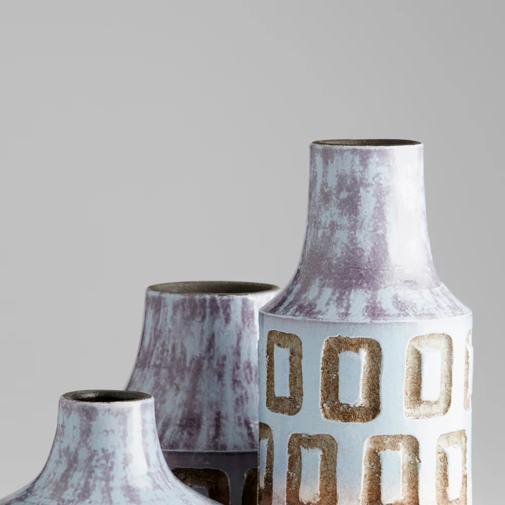 Blue Bako Vase - Bombay Mercantile