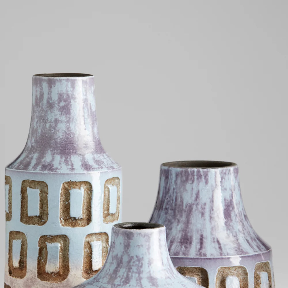 Blue Bako Vase - Bombay Mercantile