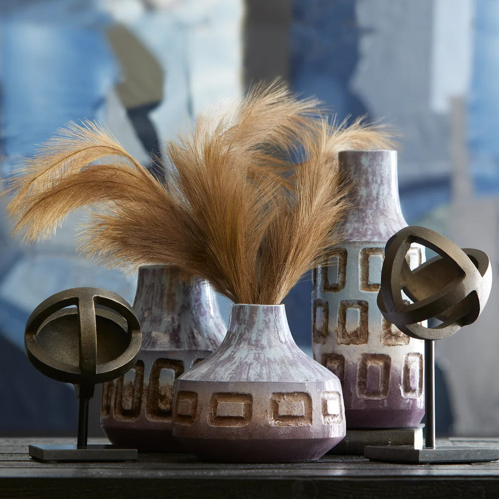 Blue Bako Vase - Bombay Mercantile