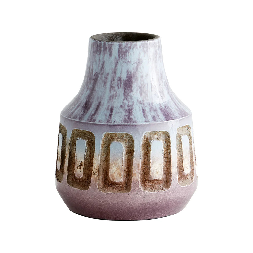 Blue Bako Vase - Bombay Mercantile