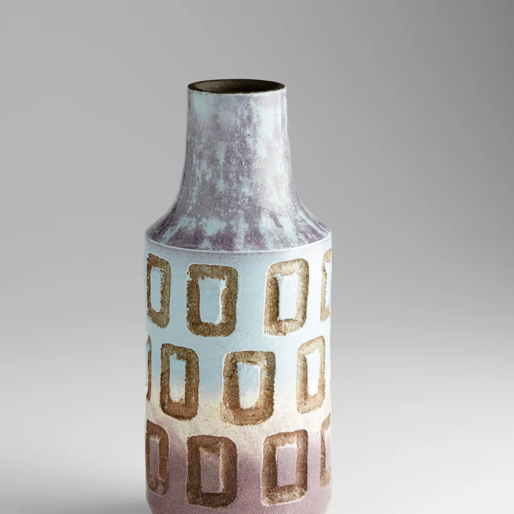 Blue Bako Vase - Bombay Mercantile