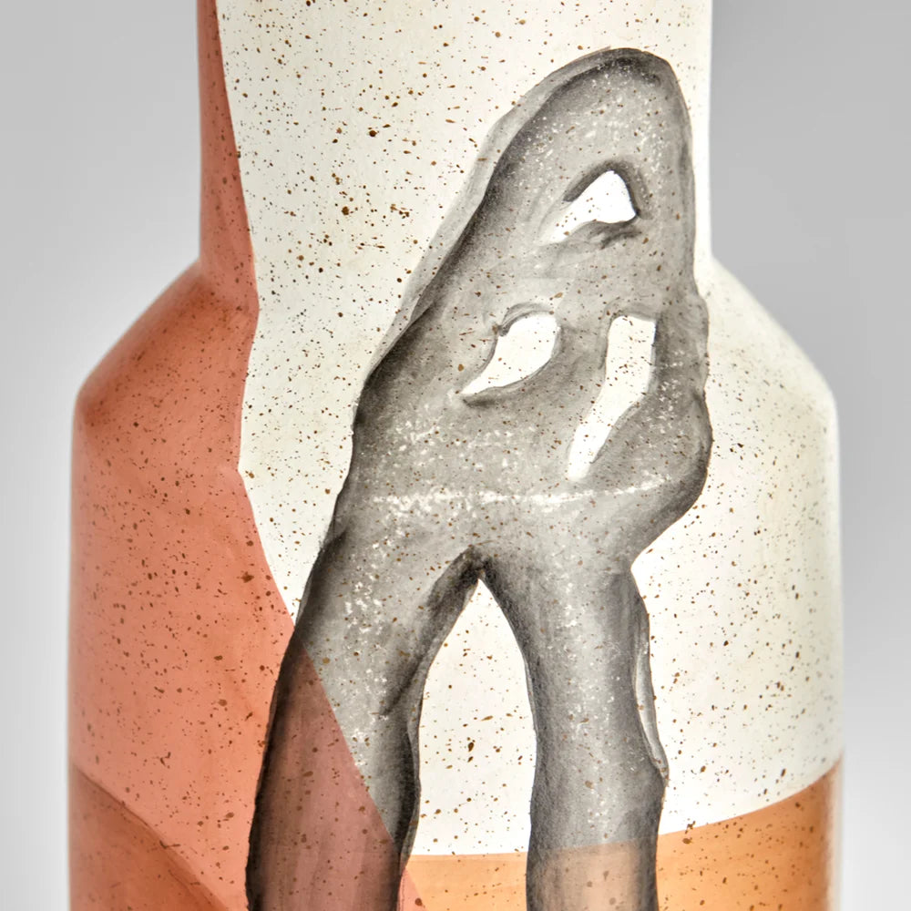 Multi Color Hiraya Vase - Bombay Mercantile