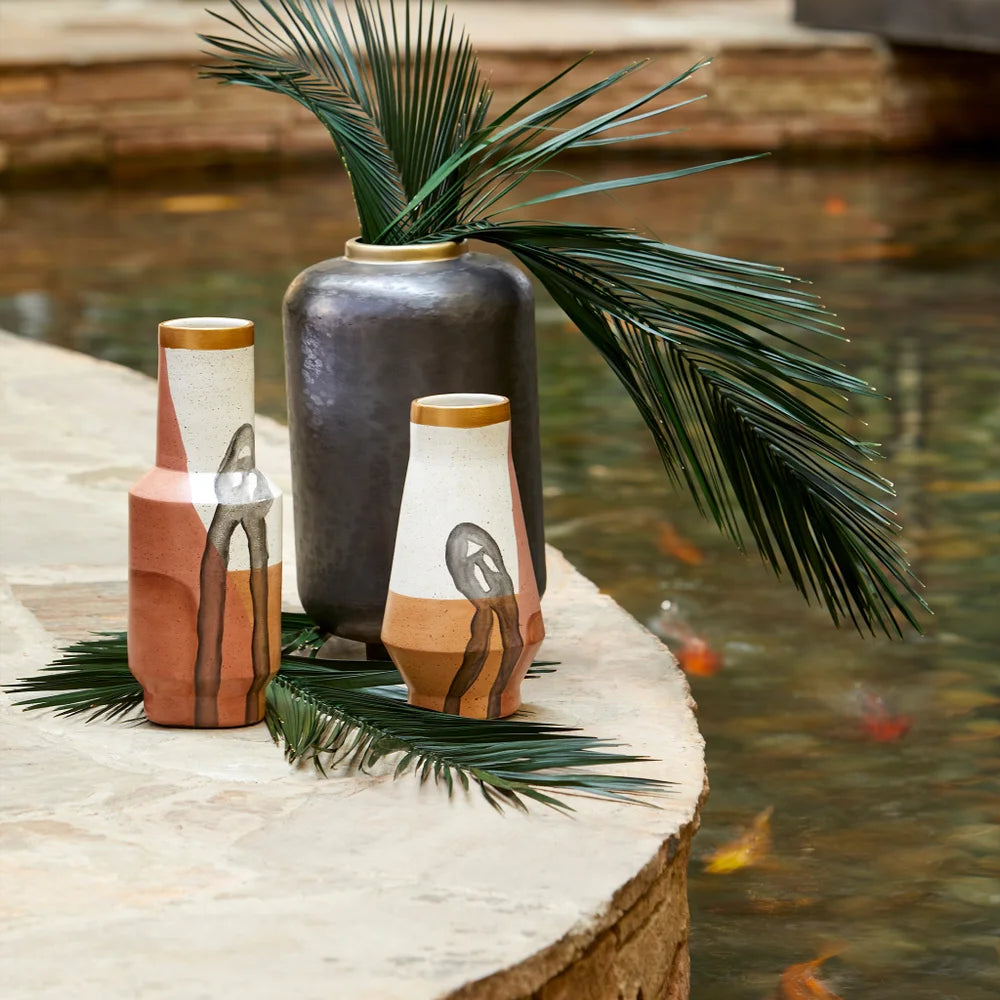Multi Color Hiraya Vase - Bombay Mercantile