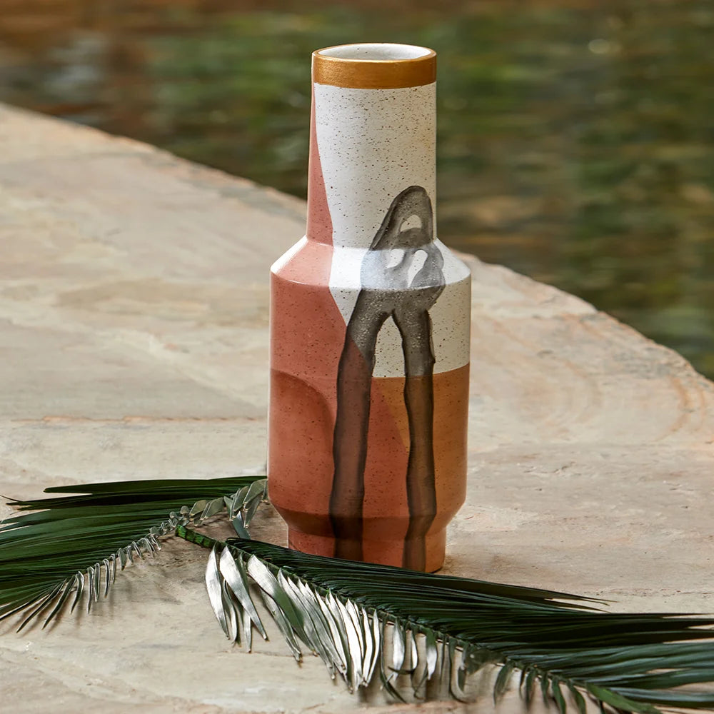 Multi Color Hiraya Vase - Bombay Mercantile