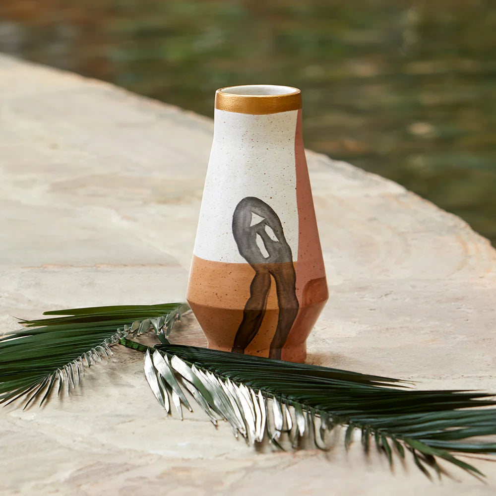 Multi Color Hiraya Vase - Bombay Mercantile