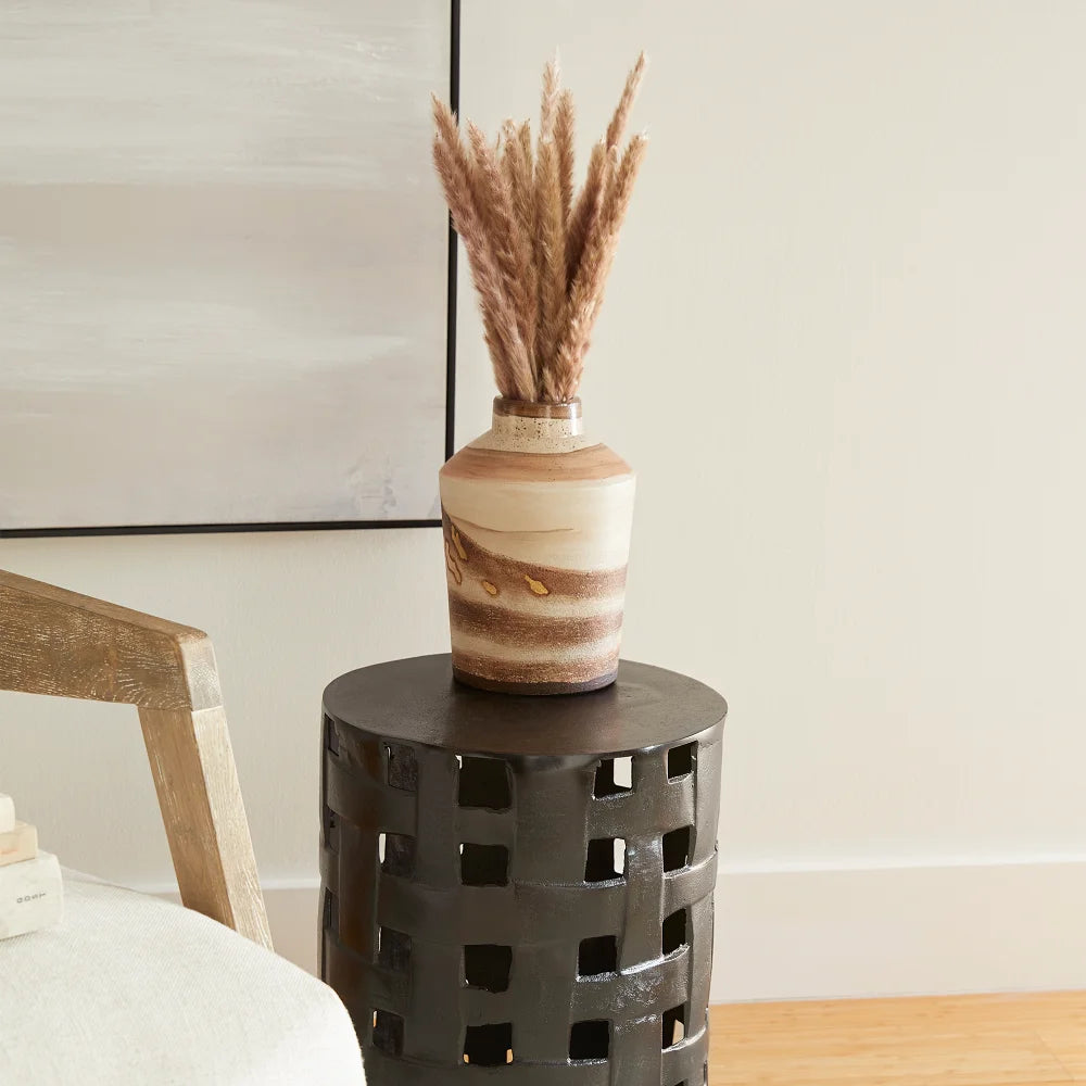 Multi Color Kota Vase - Bombay Mercantile