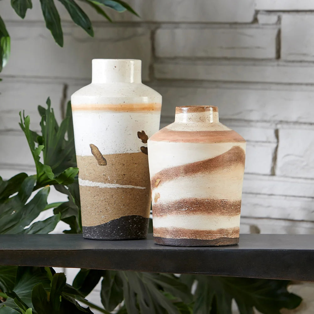 Multi Color Kota Vase - Bombay Mercantile