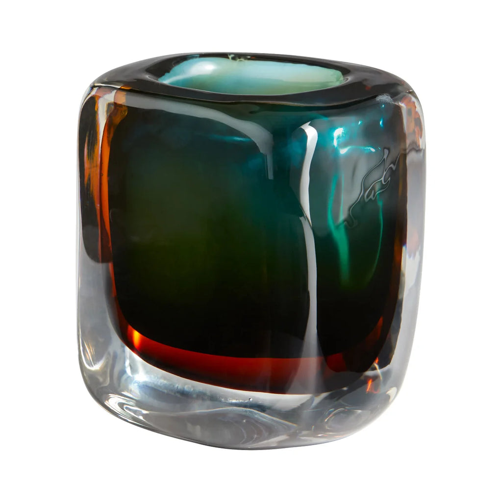 Multi Colored Celosia Vase - Bombay Mercantile