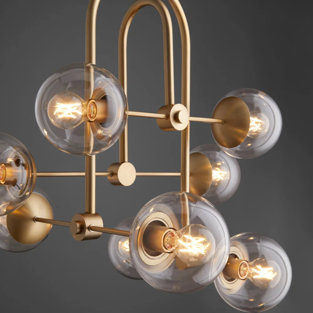 Aged Brass Drea Pendant - Bombay Mercantile
