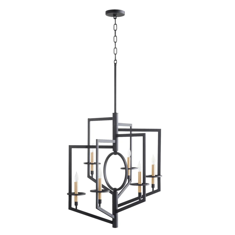 Noir Oxalis Chandelier - Bombay Mercantile