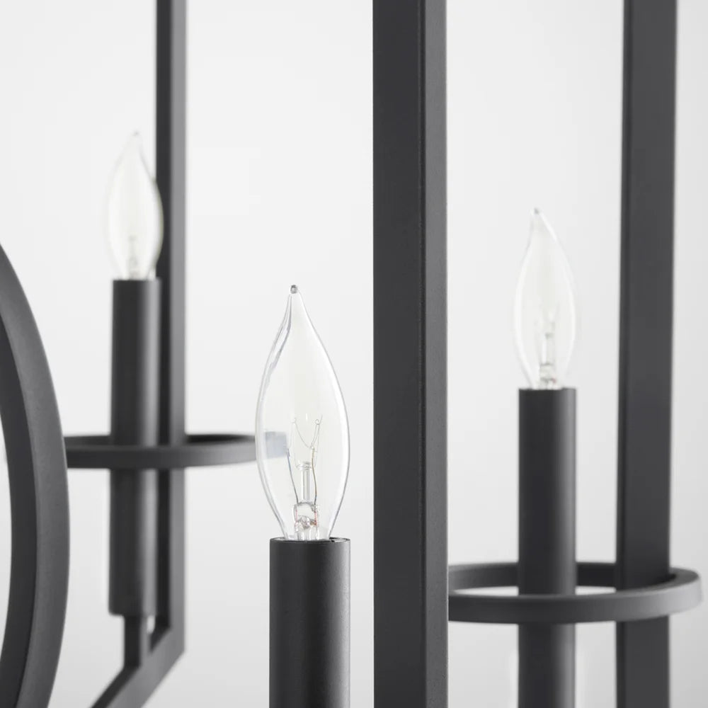 Noir Oxalis Chandelier - Bombay Mercantile