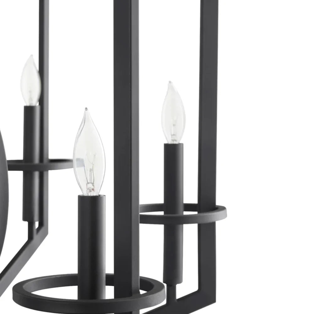 Noir Oxalis Chandelier - Bombay Mercantile
