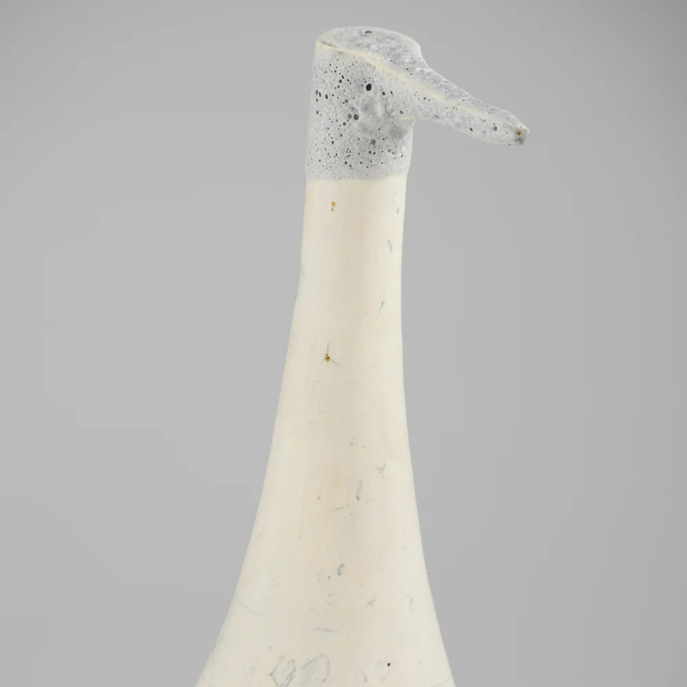 White Egret Sculpture - Bombay Mercantile