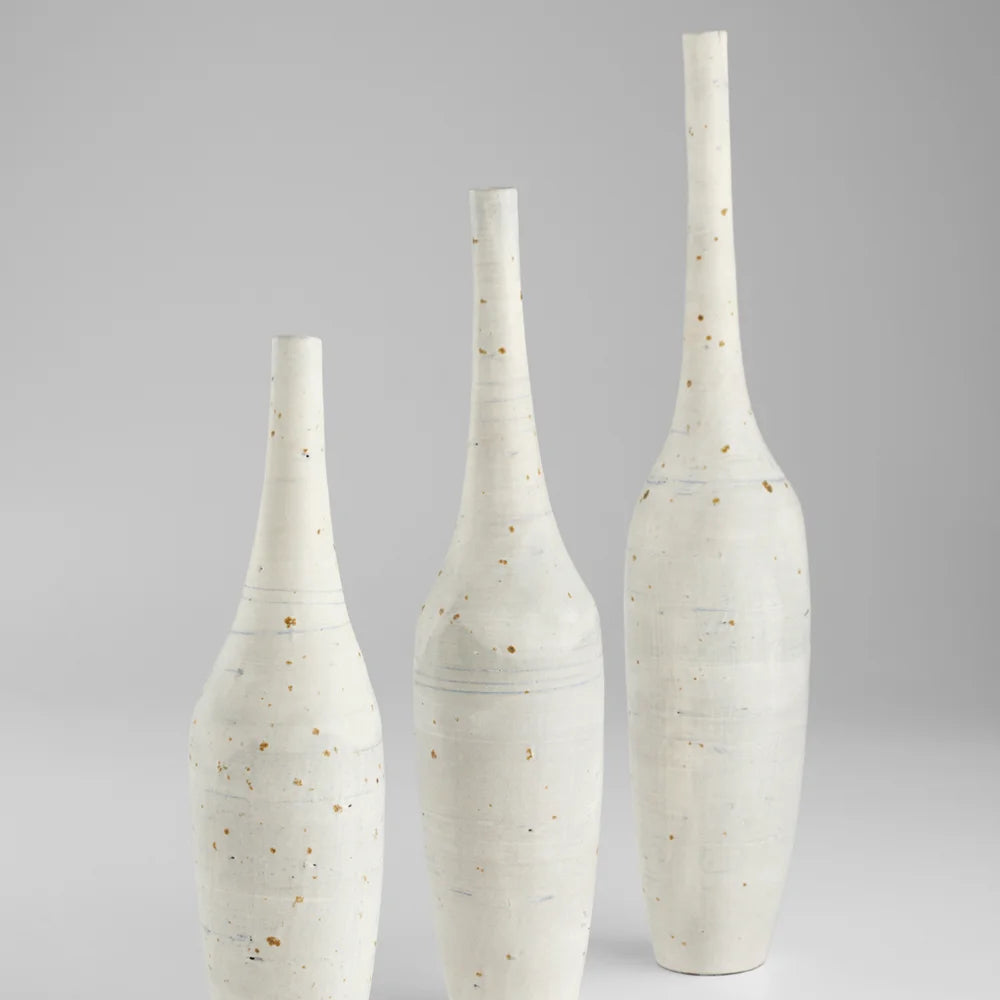 White Gannet Vase - Bombay Mercantile