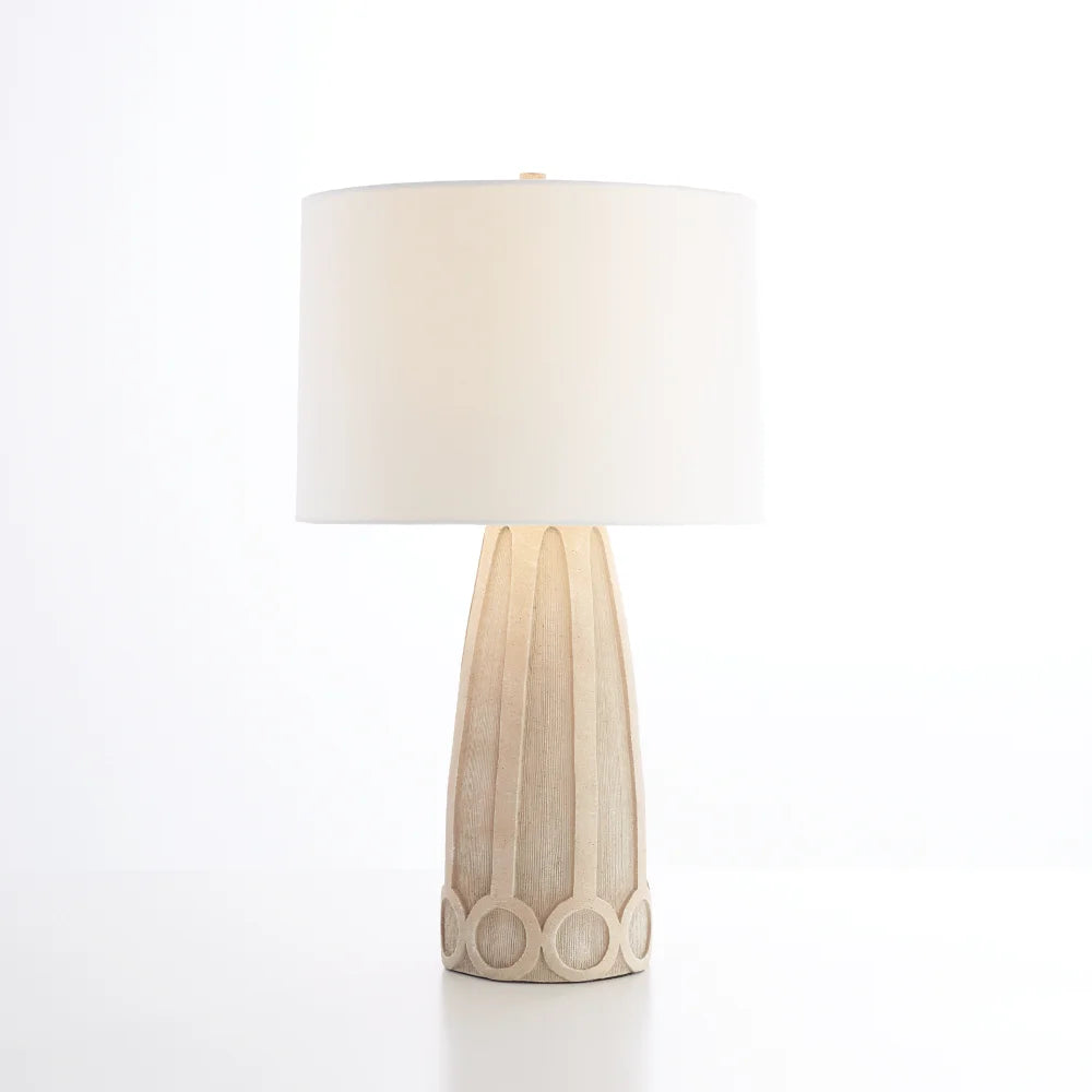 Beige Camden Table Lamp - Bombay Mercantile