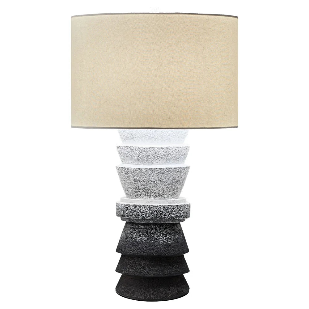 Grey Rhodes Table Lamp - Bombay Mercantile