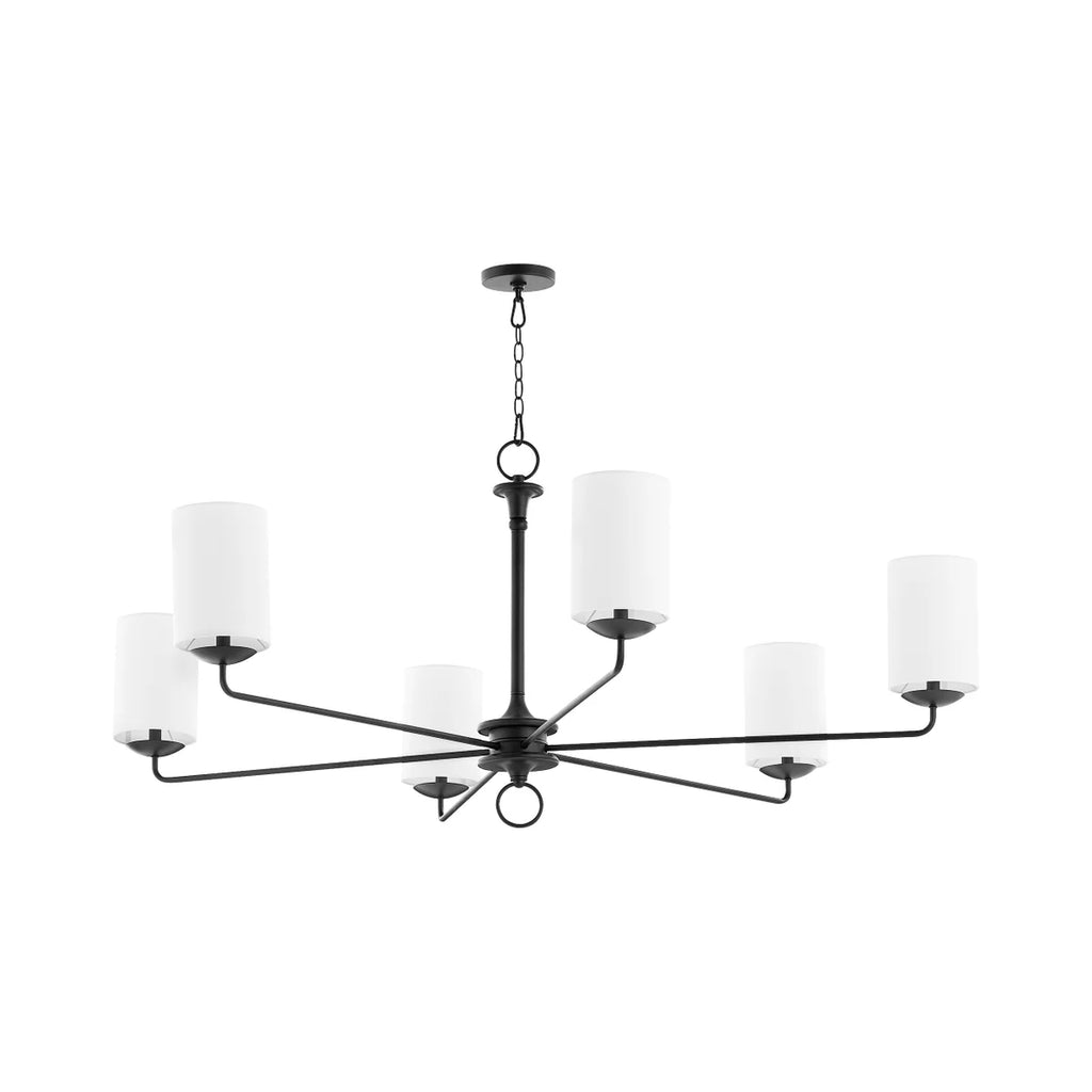 Black Ginevra Chandelier - Bombay Mercantile