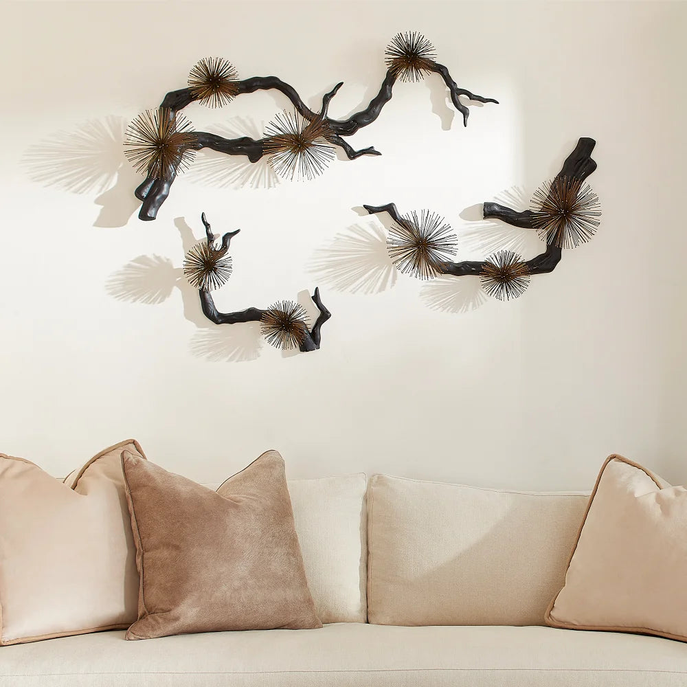Black Ichiyo Wall Decor - Bombay Mercantile