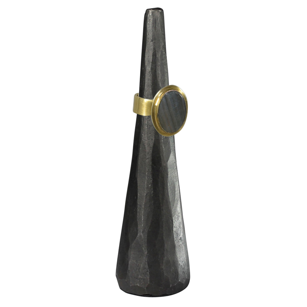 Forged Iron Ring Holder - Bombay Mercantile