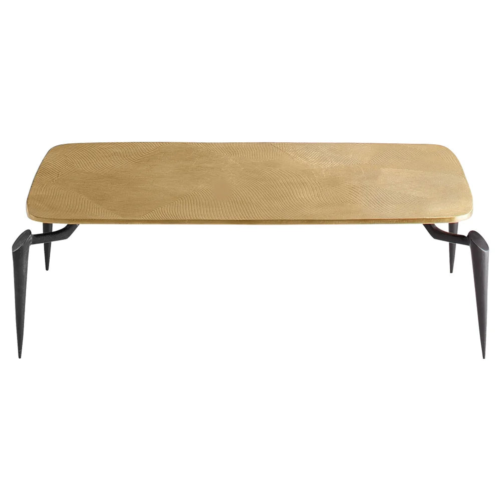 Black & Gold Tarsal Coffee Table - Bombay Mercantile